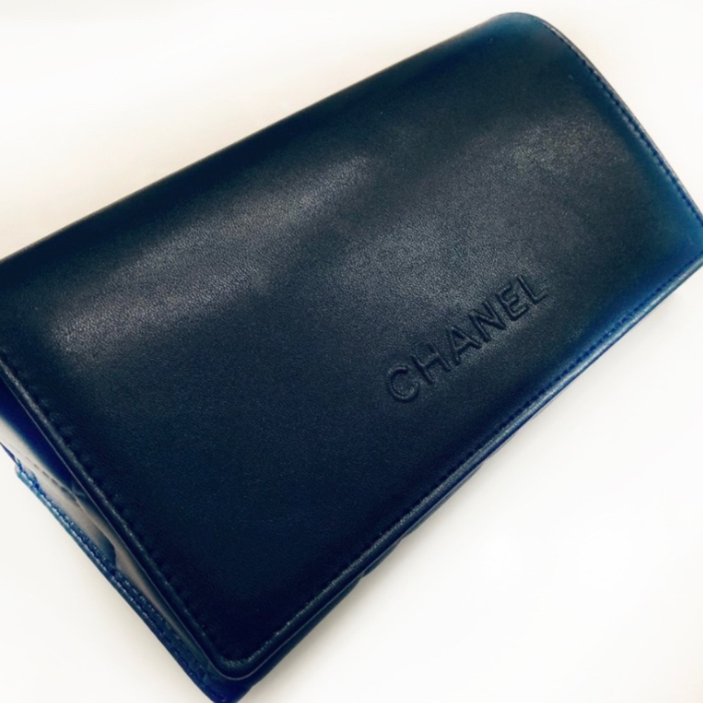 NWOT Chanel Authentic Black Eyeglass Case